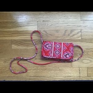 Vera Bradley Red/Black Crossbody Bag